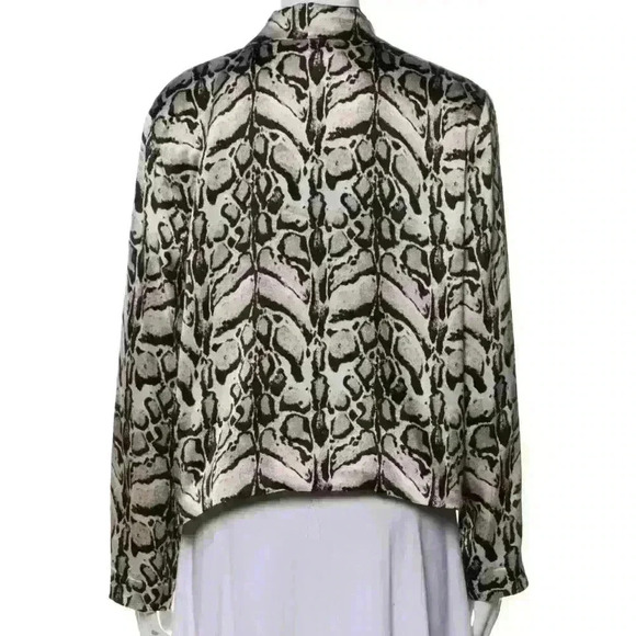 LOYD FORD Printed Silky Blazer - Picture 2 of 3